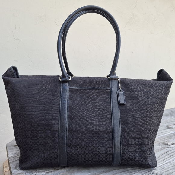 Coach Handbags - COACH 2004 VINTAGE HAMPTON WEEKENDER SIGNATURE TOTE